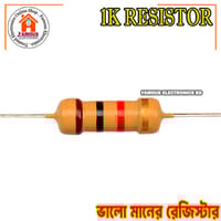 10PCS 1K Resistor 1K Ohm Carbon Film Resistor 1K 1/4W Resistance 0.25 Watt 5% Tolerance Fixed Resistors For Passive Components Parts_img_3