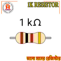 10PCS 1K Resistor 1K Ohm Carbon Film Resistor 1K 1/4W Resistance 0.25 Watt 5% Tolerance Fixed Resistors For Passive Components Parts_img_4