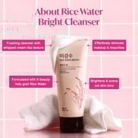 The Face Shop Rice Water Bright Foaming Cleanser (150 Ml)_img_3