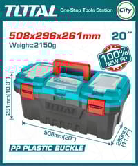 ২০ ইঞ্চি প্লাষ্টিক টুল বক্স TOTAL TPBX0201_img_1