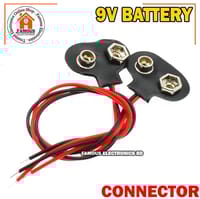 1PCS- 9V Battery Connector BLACK Color DC 9V Battery Clip Connector Leads Socket 6F22 Battery Holder Snap Cables 9 Volt For Arduino Electronics Projects Power Supply_img_7