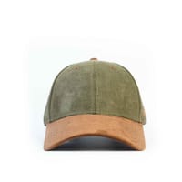 Episodes Olive Solid Contrast Suede Cap_img_1