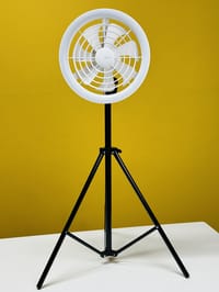JISULIFE FA17 Rechargeable Fan With LED Ceiling Fan With Long Tripod Stand_img_1