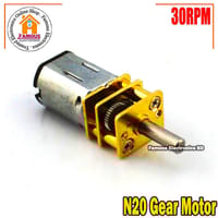 N20 30RPM Micro-Speed Gear Motor DC 6V Reduction Gear Motors with Metal Gearbox Wheel for Make Electric Screw Driver Diy Project_img_6