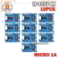 10PCS TP4056 Type-B USB 5V 1A 18650 Lithium Battery Charger Module Charging Board with Dual Protection Functions_img_2