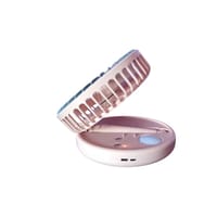 JYSUPER JY-2215 Folding Rechargeable Fan With LED Light – Random Color_img_1