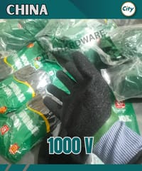১ জোড়া শক প্রুফ হ্যান্ড গ্লাভস ১০০০ ভোল্ট রেজিস্ট্যান্স ইলেকট্রিশিয়ান গ্লাভস_img_3
