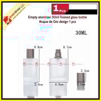 Empty atomizer 30ml frosted glass bottle Acqua de Gio design 1 pcs_img_2