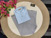 Formal Ash pant with sky shirt_img_0