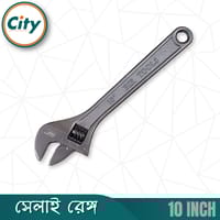 ১০ ইঞ্চি সেলাই ​​রেঞ্চ প্রিমিয়াম কুয়ালিটির গ্রে ফিনিশ করা অ্যাডজাস্টেবল শিফটার মুভেবল স্প্যানার রেঞ্চ_img_2