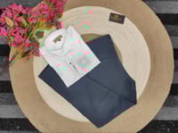 Formal Nevy pant with white shirt_img_0