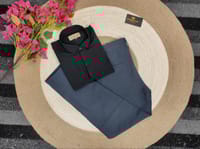 Formal Nevy pant with black shirt_img_0