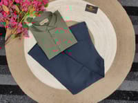 Formal Nevy pant with Olive shirt_img_0