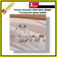 Empty atomizer 30ml Zero shape Transparent glass bottle 1 pcs_img_1