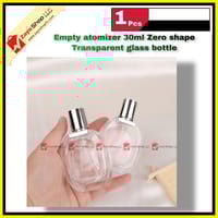 Empty atomizer 30ml Zero shape Transparent glass bottle 1 pcs_img_3