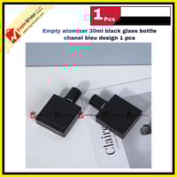 Empty atomizer 30ml black glass bottle chanel bleu design 1 pcs_img_0