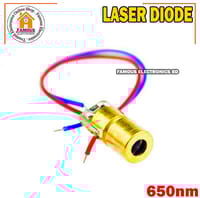 650nm 6mm DC 5V 5mW Laser Dot Diode Module Red Copper Head_img_0