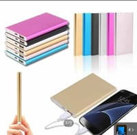 2000mAh Power Bank 2 Portable Charger Slim 2000 mAh Powerbank External Battery Pack_img_1