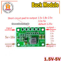 Step-Down Power Module 5V-16V to 1.5V 1.8V 2.5V 3.3V 5V Buck Voltage Converter 3A - Step-Down Module 5V-16V to Adjustable Voltages 3A_img_5