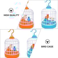 কথা বলা পাখি, পাখির গানের খেলনা, মিনি ভয়েস কন্ট্রোল ইন্ডাকশন ছোট পাখির খাঁচা খেলনা_img_3