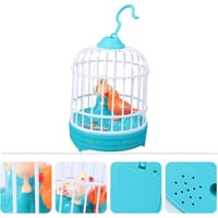 কথা বলা পাখি, পাখির গানের খেলনা, মিনি ভয়েস কন্ট্রোল ইন্ডাকশন ছোট পাখির খাঁচা খেলনা_img_4