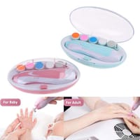 নবজাতক ইলেকট্রিকের জন্য বেবি নেইল ট্রিমার ফাইলার, ৬টি গ্রাইন্ডিং হেড সহ, বাচ্চাদের জন্য নিরাপদ ম্যানিকিউর কিট নেইল ক্লিপার, ব্যথাহীন নিরাপদ, কার্যকর_img_1