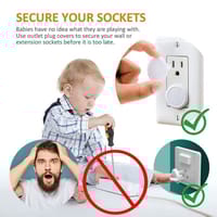 বেবি সেফটি ইলেকট্রিক্যাল সকেট কভার-১০ পিসি সেট, মাল্টিপ্লাগ সেফটি গার্ড, ইলেকট্রিক সকেট প্লাগ প্রোটেক্টর_img_0