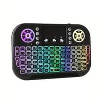 GearUP MK20 2.4GHz + Wireless Dual Mode RGB Backlit Rechargeable Mini Portable Keyboard With Touchpad_img_1