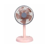 Jy Super JY-2218 Professional Rechargeable Portable Mini Table Fan Strong Wind Left to Right Oscillating Angle 45 Degrees - AC/DC_img_5