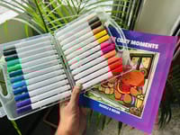 24 Acrylic Brush Pen + One Book (Combo)_img_2