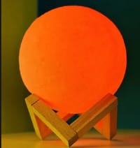 3D Moon Lamp 16 Colors Remote & Touch - 15 cm Table Lamp - Table Lamp_img_1