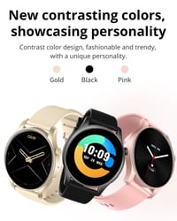 Colmi  V73 Bluetooth Calling Smart Watch- Gold Color_img_3
