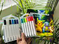 12 Acrylic Brush Pen + One Book (Combo)_img_6