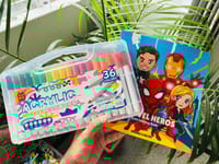 36 Acrylic Brush Pen + One Book (Combo)_img_6