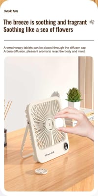 Awei F33 1800mAh Desktop Ultra Slim Fan_img_2