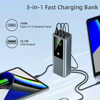 PD 100W Power Bank case For 20000mAh 21700 5000mAh high Quality Power Bank Making (Battery Not Included)_img_6