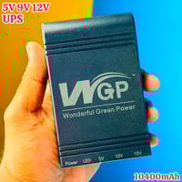 WGP Mini UPS for Wifi Router 10400 mAh Battery 5,9,12 Update version_img_1