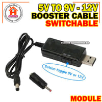 Power Bank USB to Wifi Router/ONU Booster Cable 5V to 9V/12V Switchable Dual Port Mini UPS Dongle_img_3