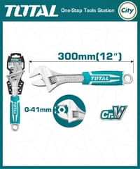 ১২ ইঞ্চি সেলাই রেঞ্চ স্টাইলিশ হ্যান্ডেলের সাথে TOTAL THT101126_img_0