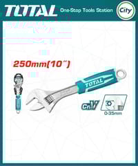 ১০ ইঞ্চি সেলাই রেঞ্চ স্টাইলিশ হ্যান্ডেলের সাথে TOTAL THT101106_img_0