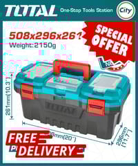 ২০ ইঞ্চি প্লাষ্টিক টুল বক্স TOTAL TPBX0201_img_0