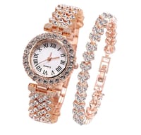 Watch and Bracelet for Women Decorative Gift Lady Quartz Wristwatch with box_img_3