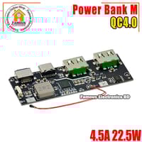 QC4.0 QC3.0 LED Dual USB 5V 4.5A 22.5W Micro/Type-C USB Mobile Power Bank 18650 Charging Module Temperature / Circuit Protection_img_5