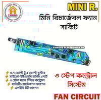 Mini Rechargeable 3.7/4.2/5 Volt Fan Circuit 3 Step Fan Speed Control with LED indicator Replacement Parts for mini Rechargeable Fan 3.7/4.2/5 Volt  Whit LED Torch_img_3