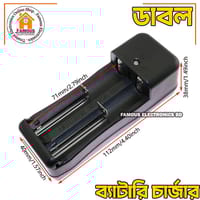 3.7V Universal AC 220v To 3.7V Dual Battery 2 Slots Battery Charger For Rechargeable Lithium Li-ion 18650 16340 14500 17670 AA AAA Battery Charging Adapters_img_4