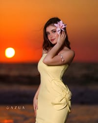 Butter Yellow Strapless Dress_img_1