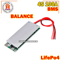 Lifepo4 Bms 4s 12V 100A Protection Circuit Board With Balanced_img_0