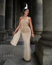 One-Shoulder Ruffle Gown_img_0