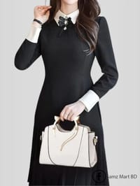 Luxury Premium Quality Medium Size Ladies PU Leather Bag_img_4