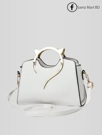 Luxury Premium Quality Medium Size Ladies PU Leather Bag_img_5